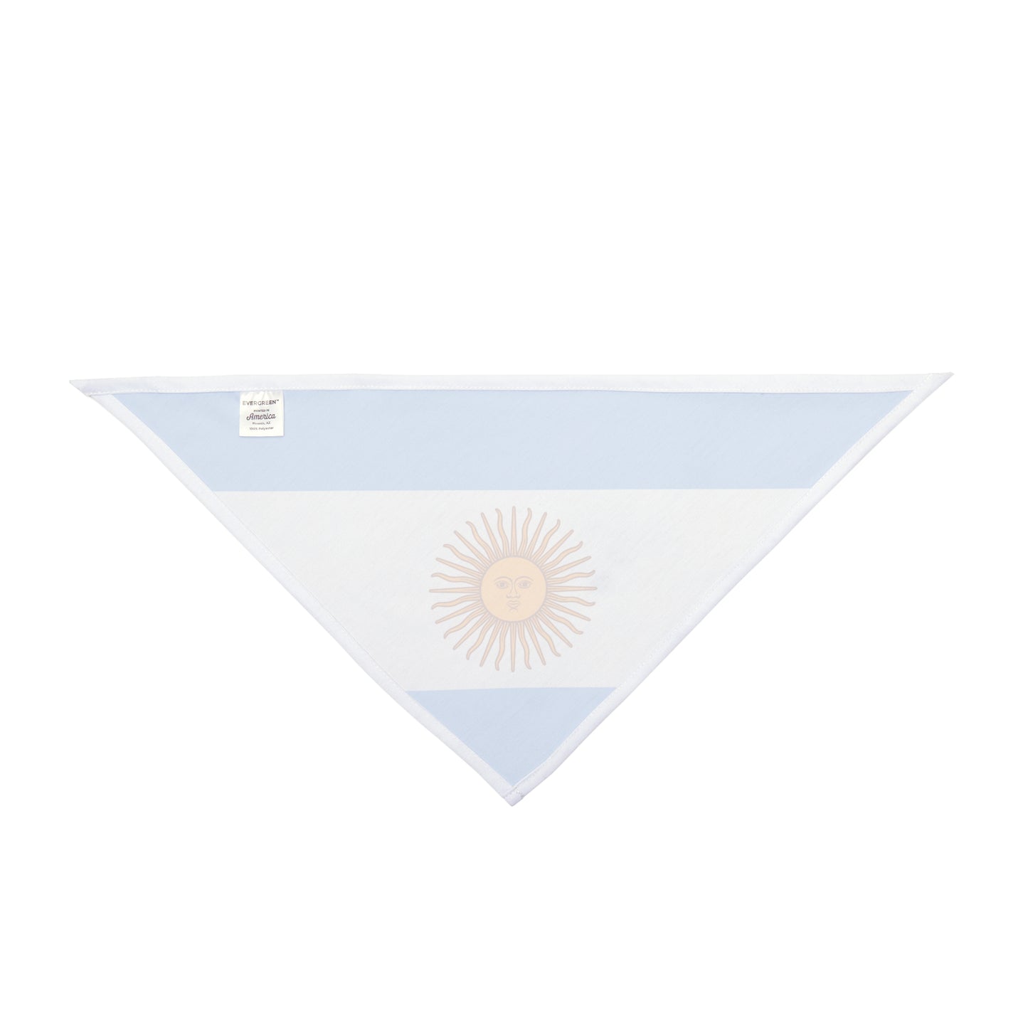Soccer Fan Pet Bandana — Argentina