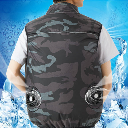 Summer Cooling Fan Jacket for Outdoor Adventures with Your Dog