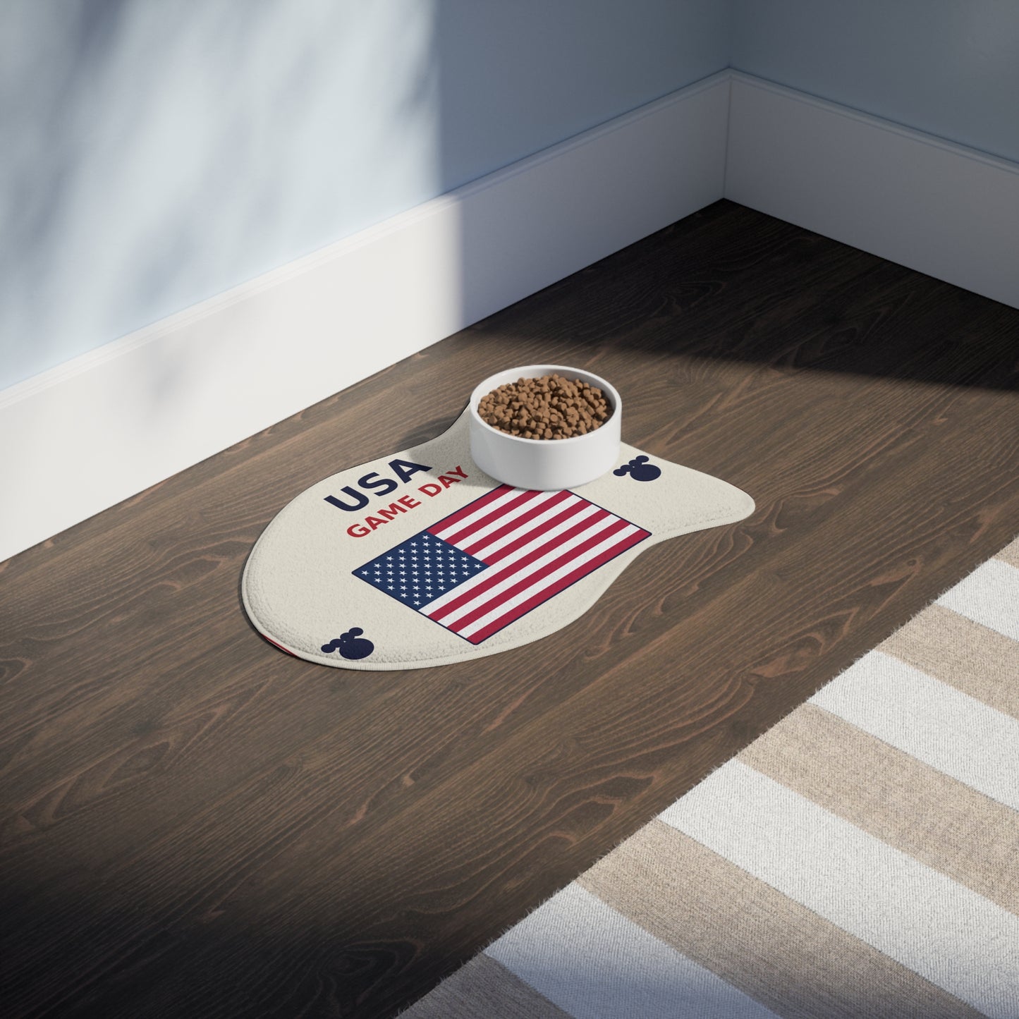 World Cup Pet Feeding Mat - USA