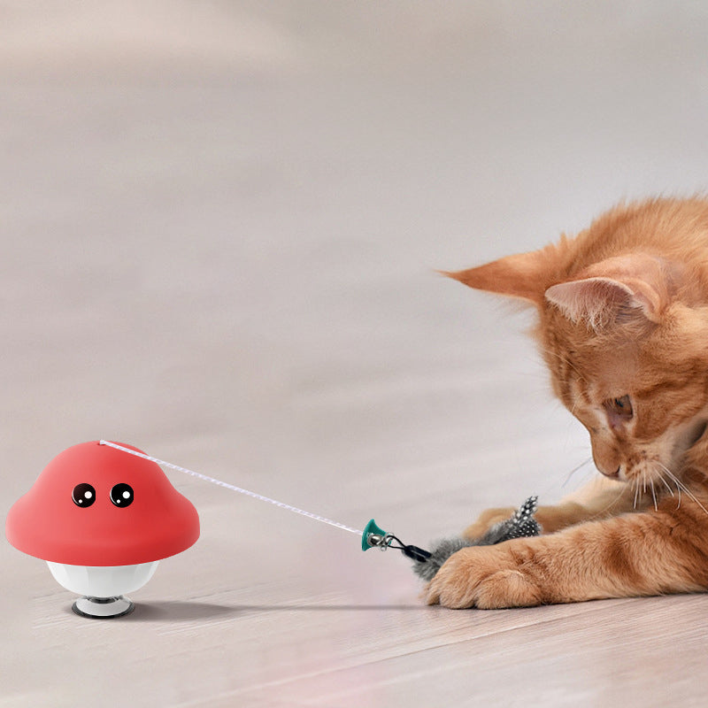 Suction Cup Cat Wand Toy — Hands-Free Indoor Play