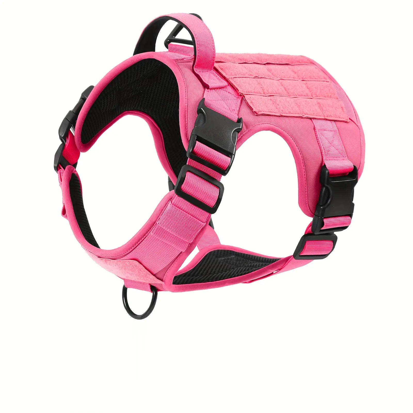Tactical Dog Harness — Adjustable Reflective Vest for Hiking & Training