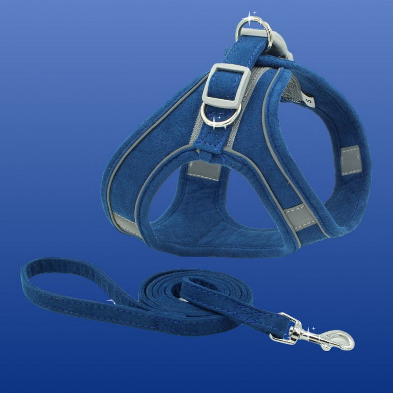 Cat Harness and Leash Set — Escape-Proof Velvet Vest