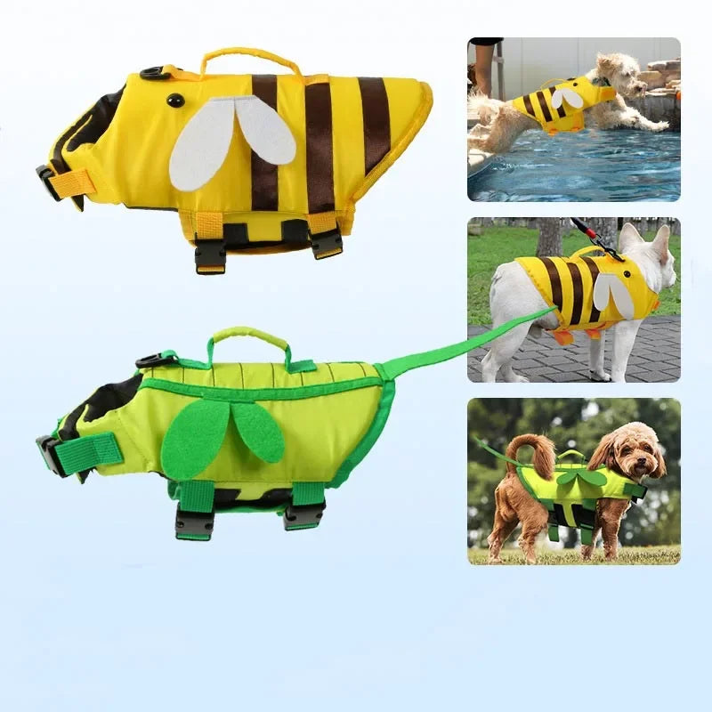 Dog Life Jacket — Reflective Float Vest for Safe Swimming