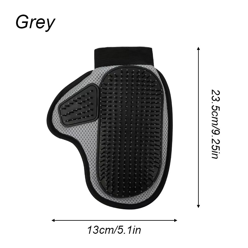 Pet Grooming Glove for Shedding — Cat & Dog Hair Remover