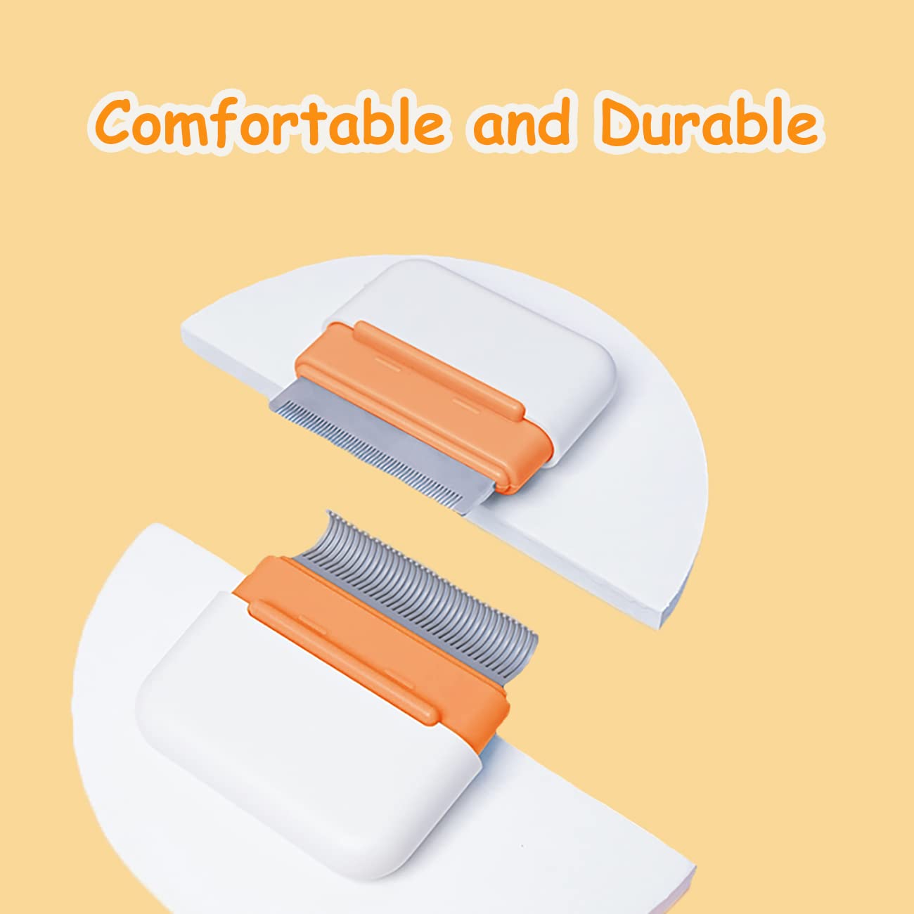 Double-Sided Deshedding Brush for Cats & Dogs