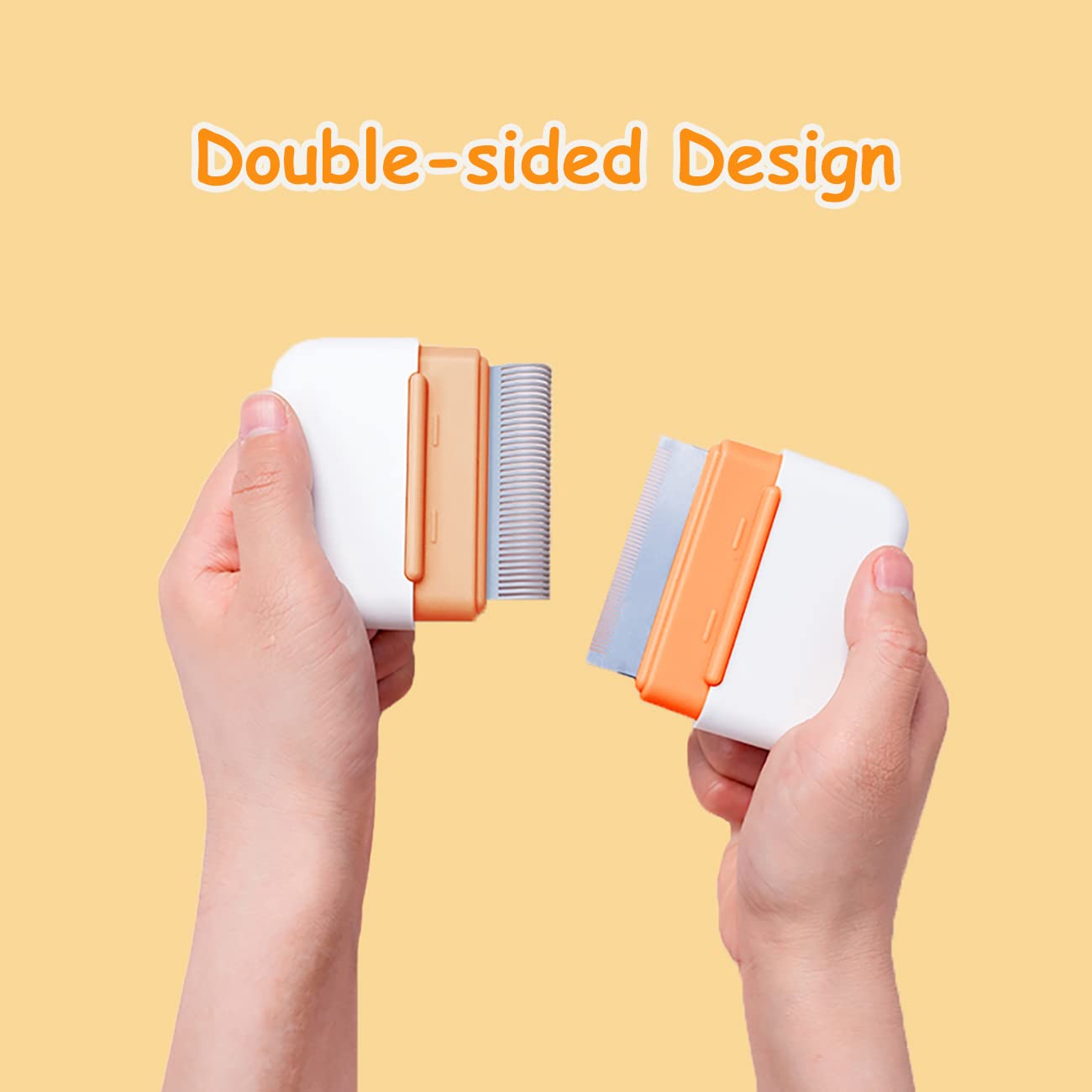 Double-Sided Deshedding Brush for Cats & Dogs