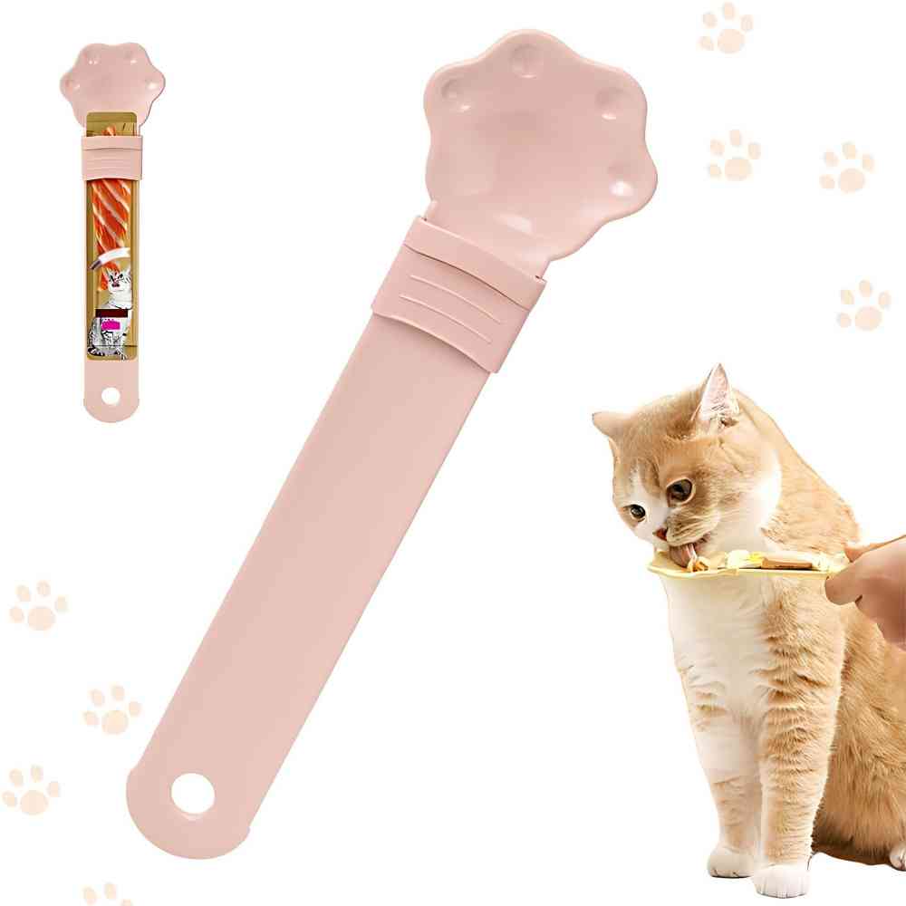 Cat Treat Spoon for Churu & Lickable Treats (No-Mess)