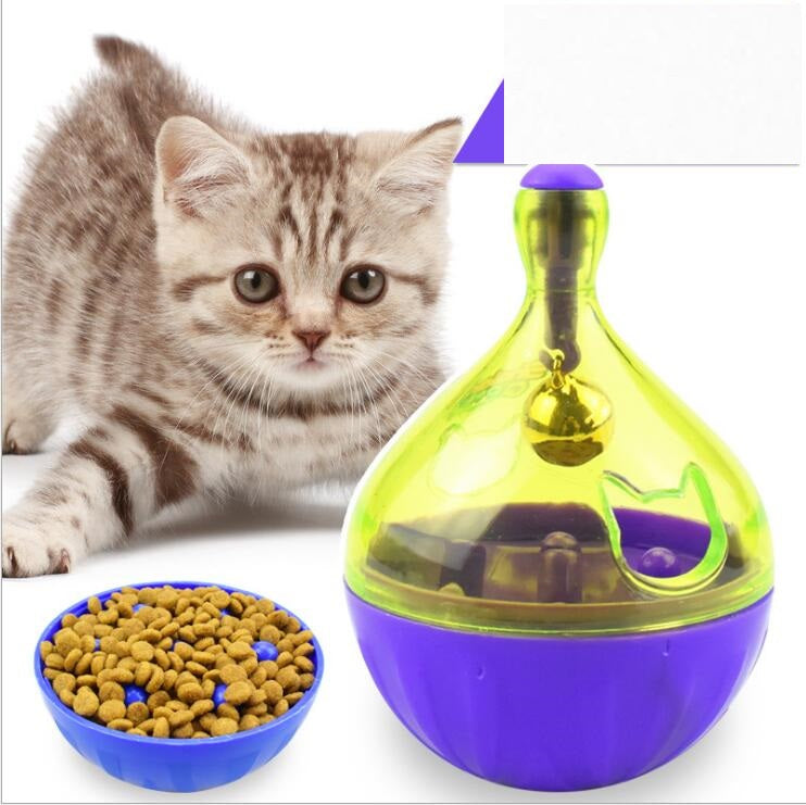 Interactive Cat Treat Ball — IQ Slow Feeder & Training Toy