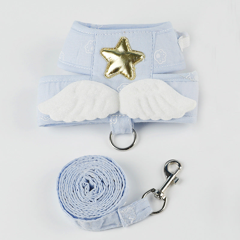 Angel Wings Cat Harness and Leash Set — Escape-Proof