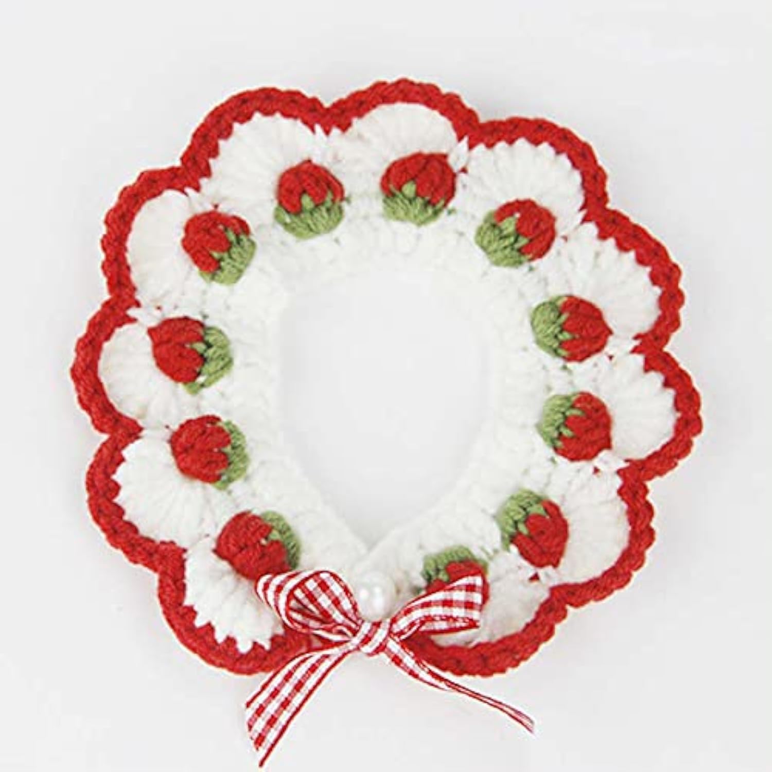 Strawberry Cat Collar with Breakaway Buckle & Bow Tie