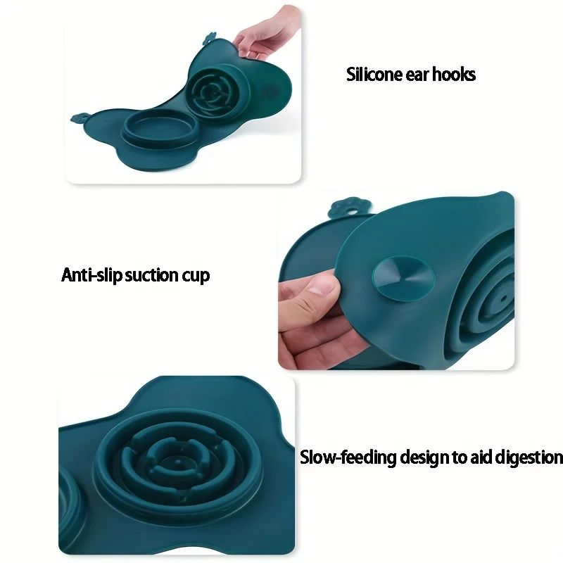 Silicone Lick Mat for Dogs & Cats — Calming Slow Feeder
