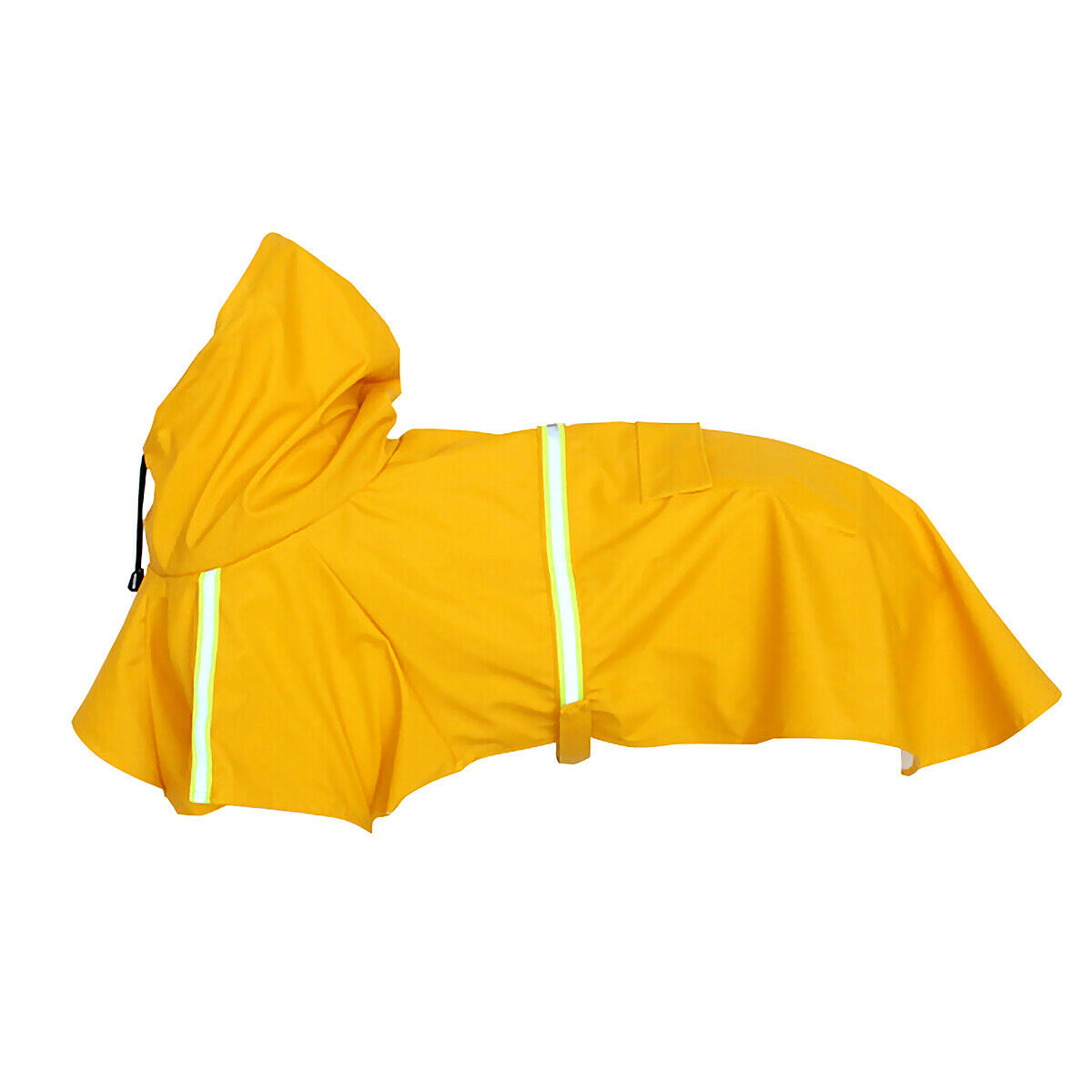 Hooded Dog Raincoat with Reflective Stripe & Leash Hole