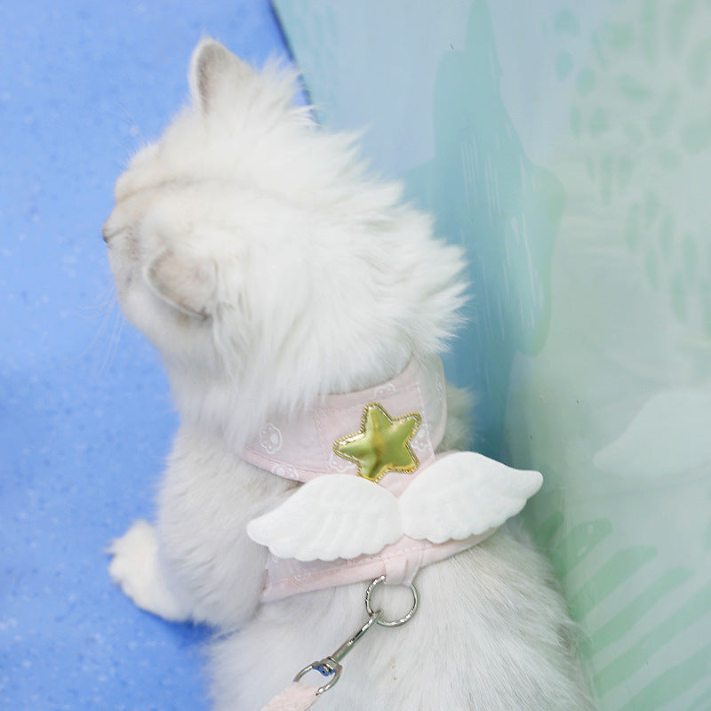 Angel Wings Cat Harness and Leash Set — Escape-Proof