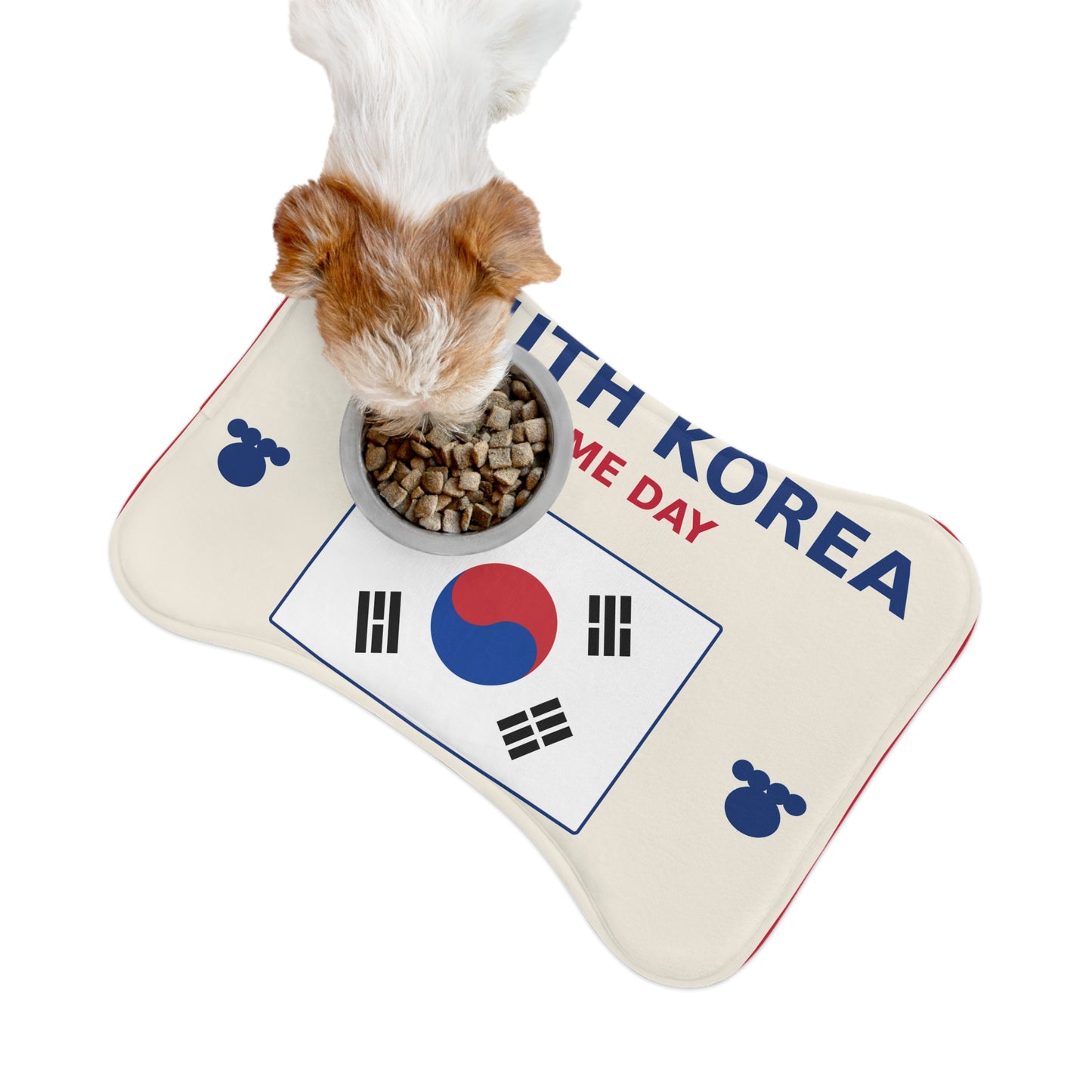 World Cup Pet Feeding Mat - South Korea