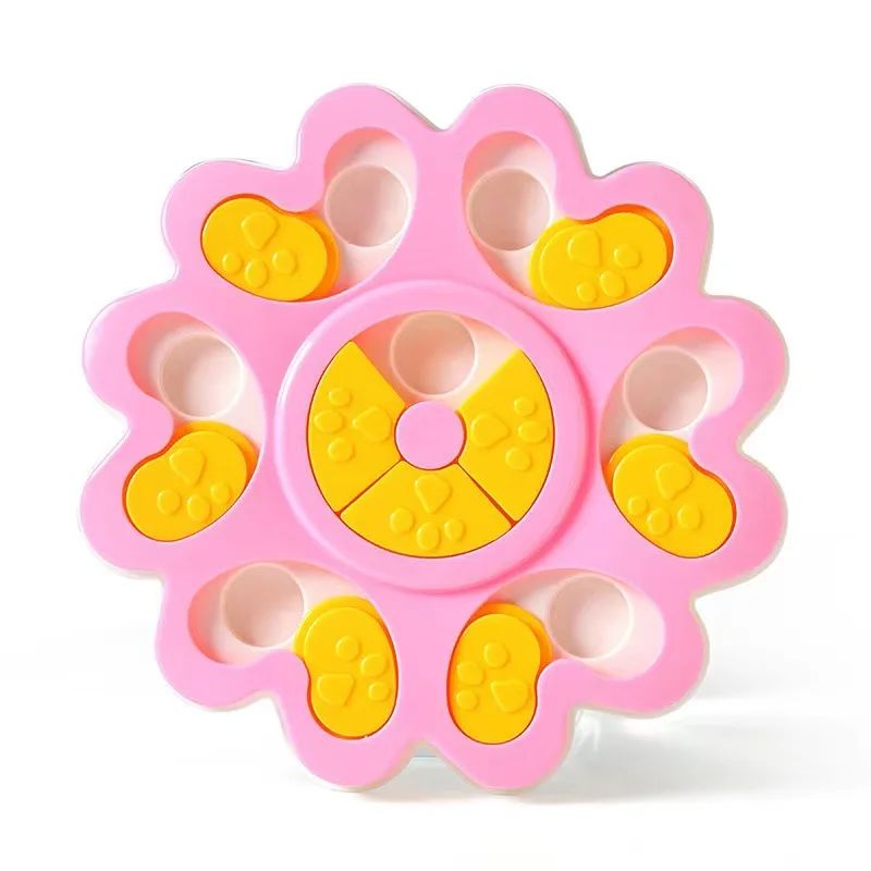 Slow Feeder Dog Bowl - Flower Maze Puzzle Feeder