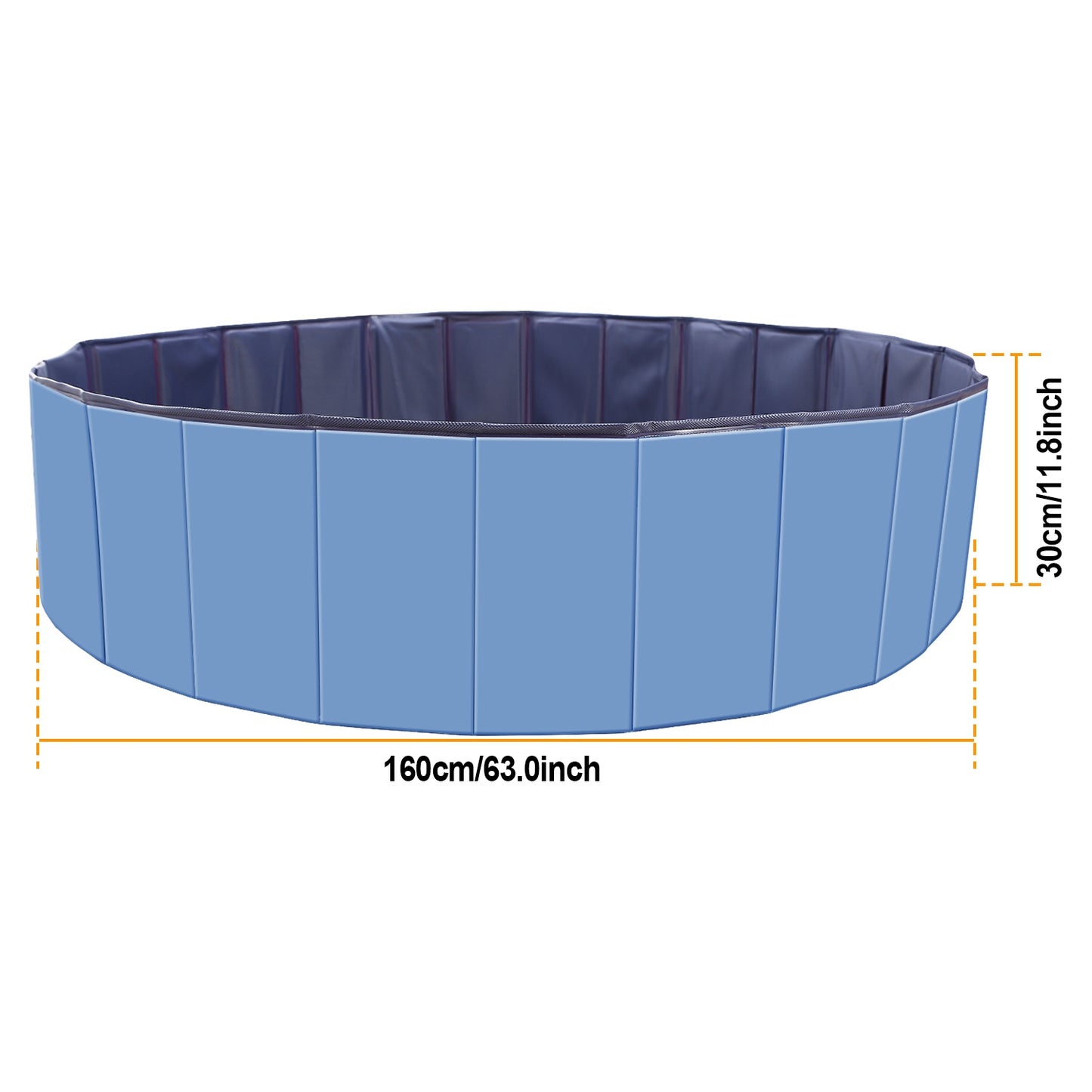 Foldable Dog Swimming Pool — Cooling Bath & Splash Tub for Pets