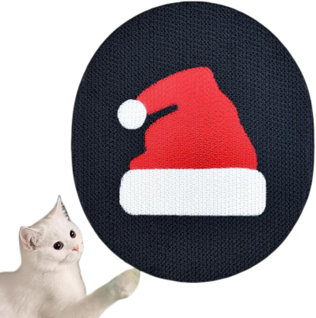 Wall-Mounted Cat Scratcher Pad with Catnip for Indoor Cats