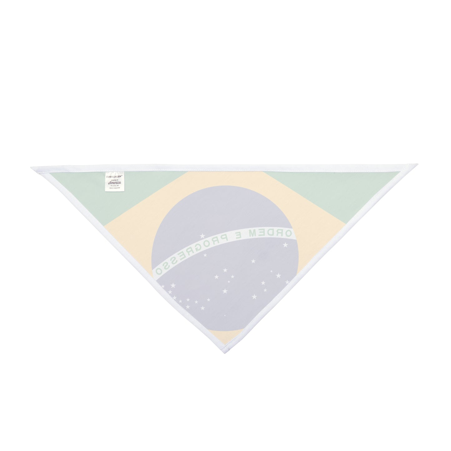 Soccer Fan Pet Bandana — Brazil