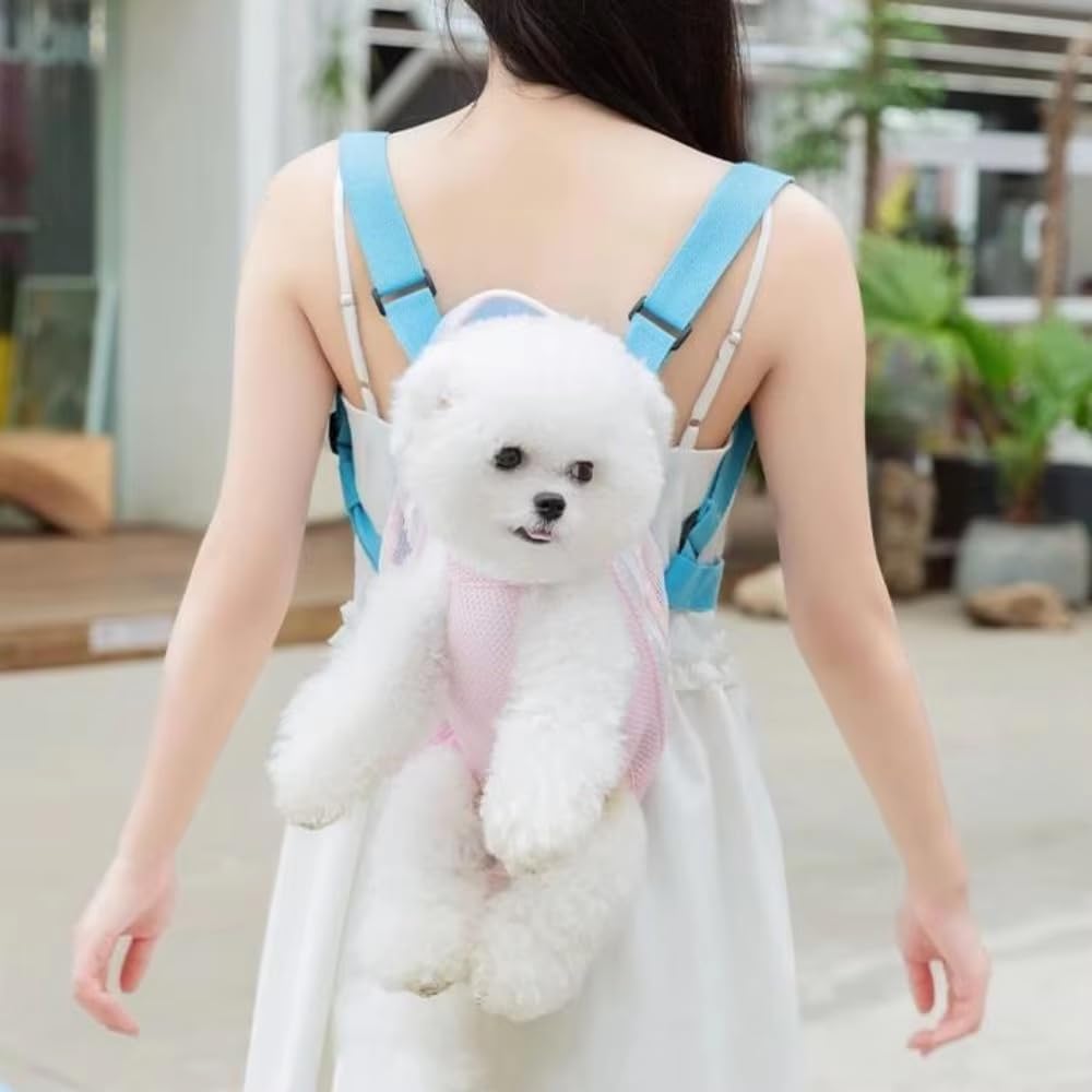 Pet Carrier Backpack with Leg Holes for Dogs & Cats