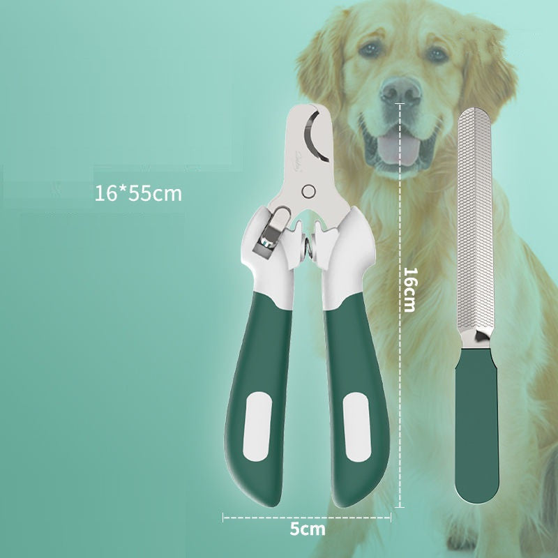 Cat Nail Clippers with Angled Blade & Safety Guard