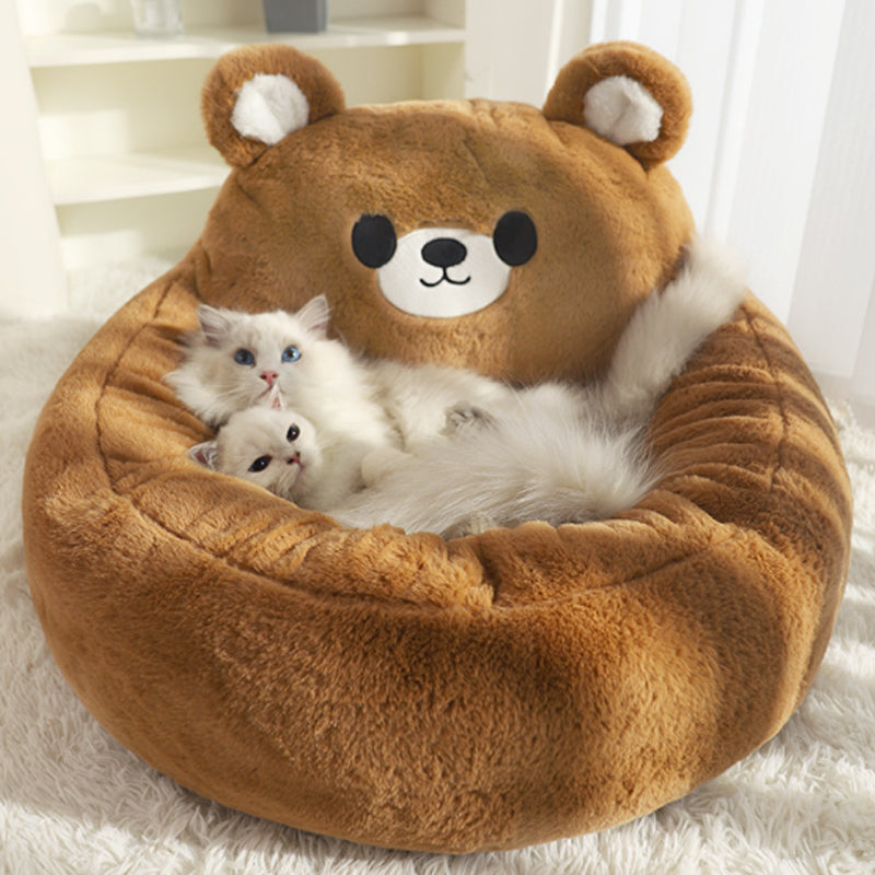 Calming Cat Cave Bed — Cozy Plush Tent for Cats & Small Dogs