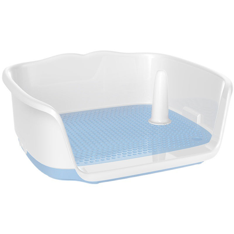 Dog Potty Tray with Grate - Mess-Free Indoor Toilet for Small Dogs