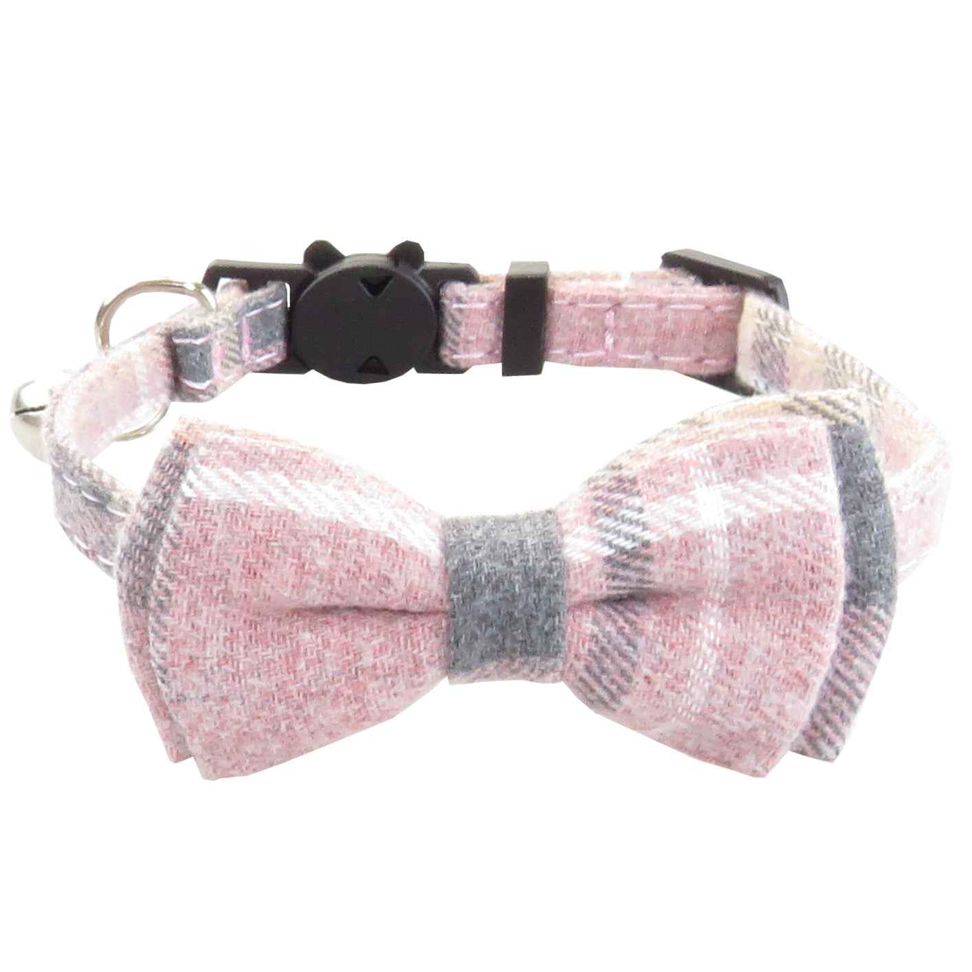 Breakaway Cat Collar with Bow Tie & Plaid Bandana