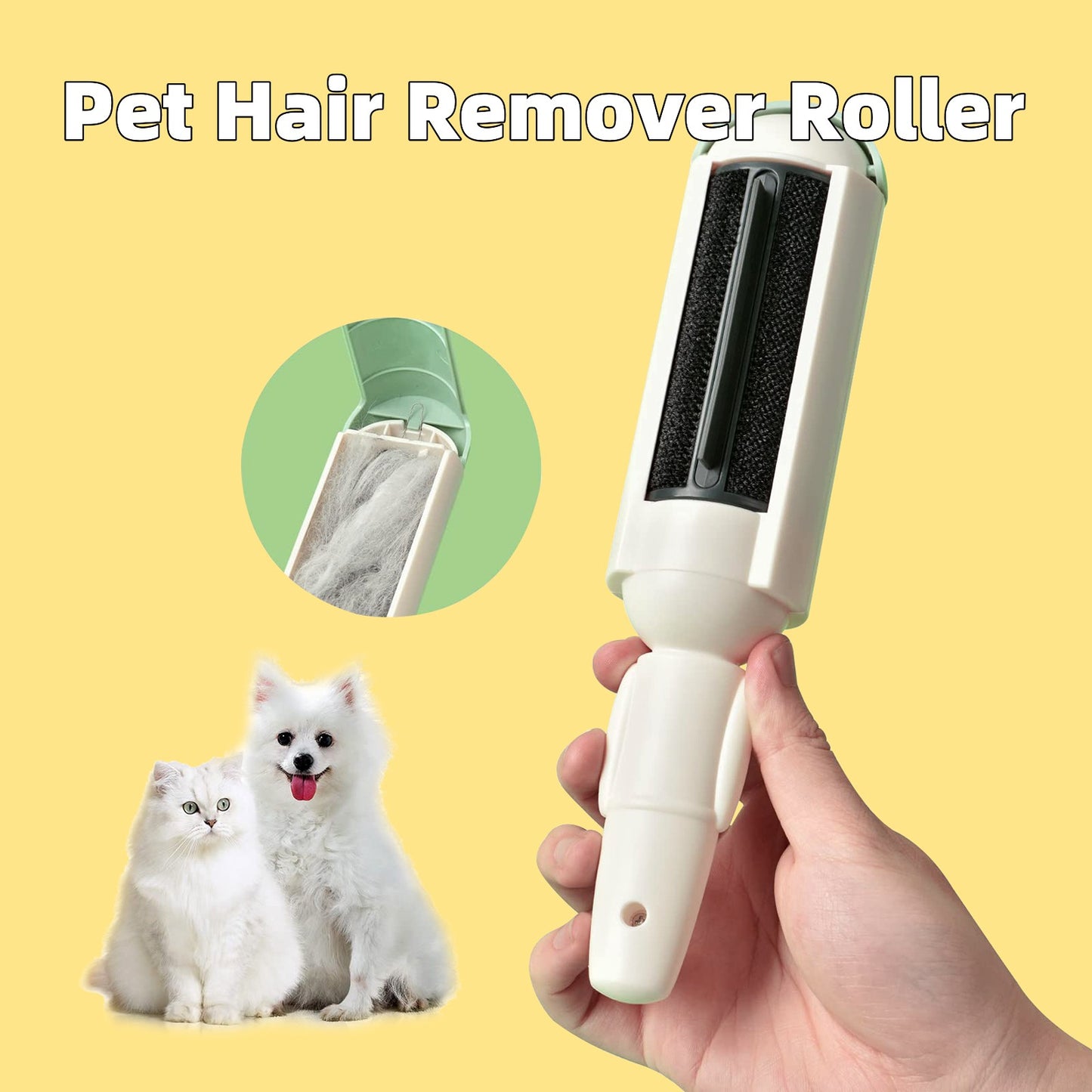 Additional view of Reusable Pet Hair Remover Roller with Self-Cleaning Base