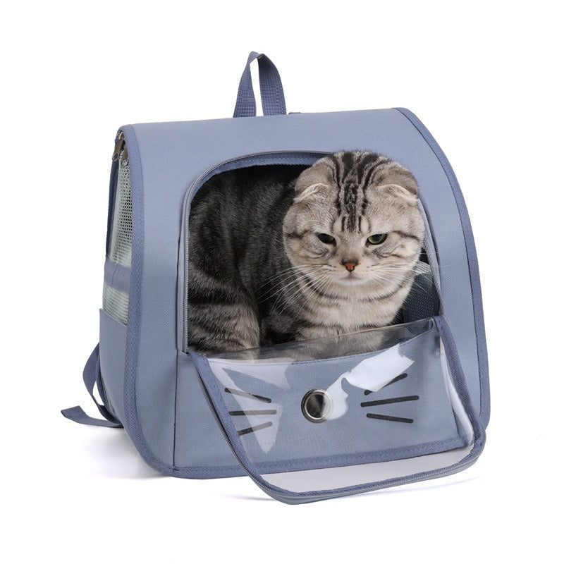 Cat Carrier Backpack — Breathable Travel Bag for Cats & Small Dogs