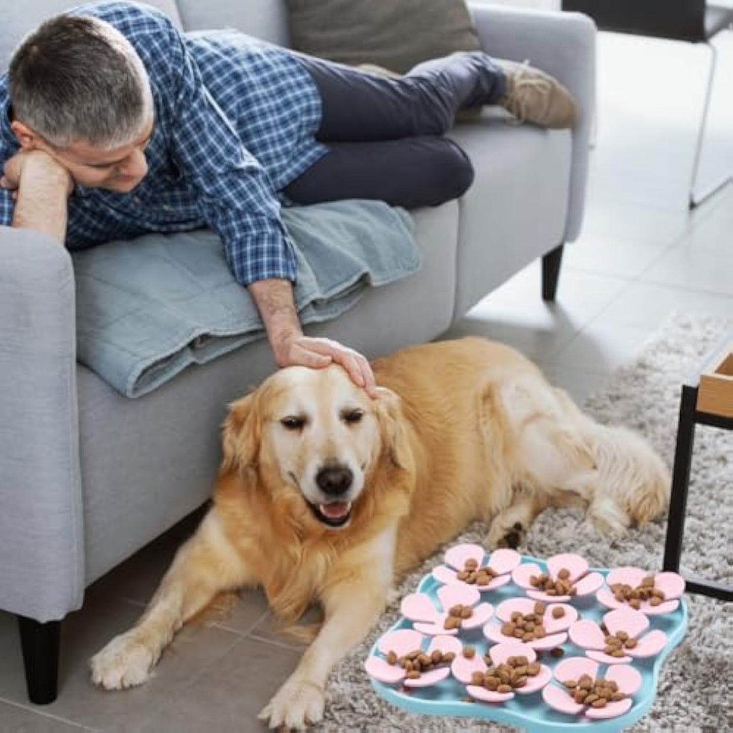 Slow Feeder Lick Mat for Dogs — Calming Silicone Pad