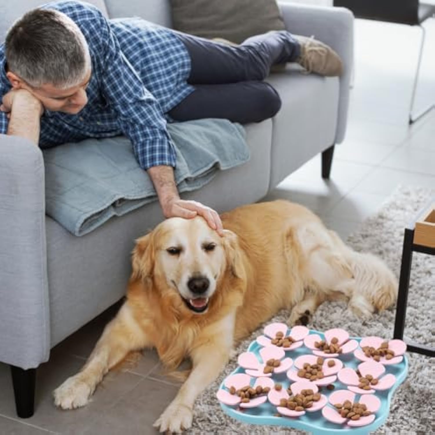 Slow Feeder Lick Mat for Dogs — Calming Silicone Pad