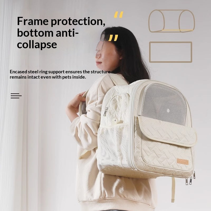 Space Capsule Cat Carrier Backpack — Breathable & Lightweight