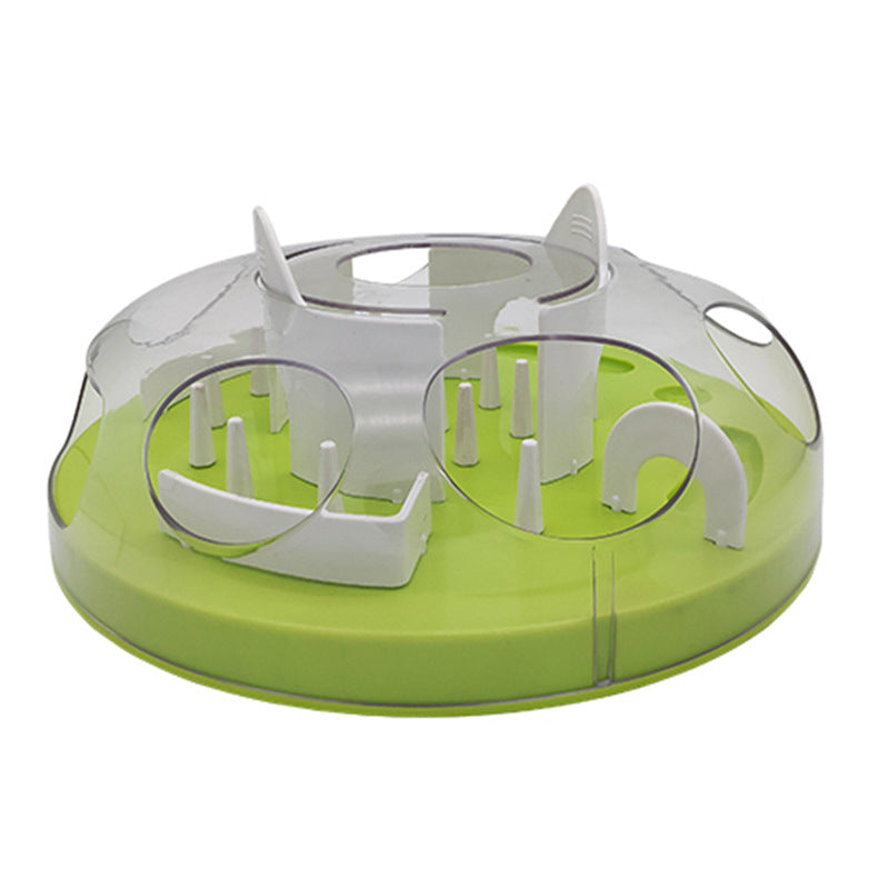 Cat IQ Puzzle Feeder — Slow Feeder Treat Toy
