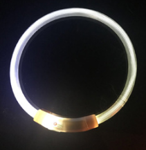 USB charging light collar night light dog collar LED Teddy Golden Retriever dog collar full dog breed