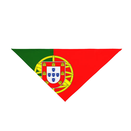 Soccer Fan Pet Bandana — Portugal