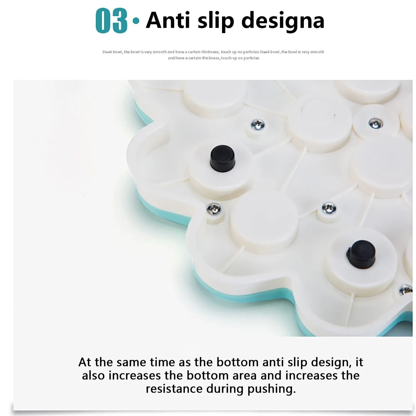 Slow Feeder Dog Bowl - Flower Maze Puzzle Feeder