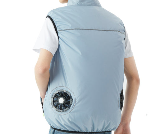 Summer Cooling Fan Jacket for Outdoor Adventures with Your Dog