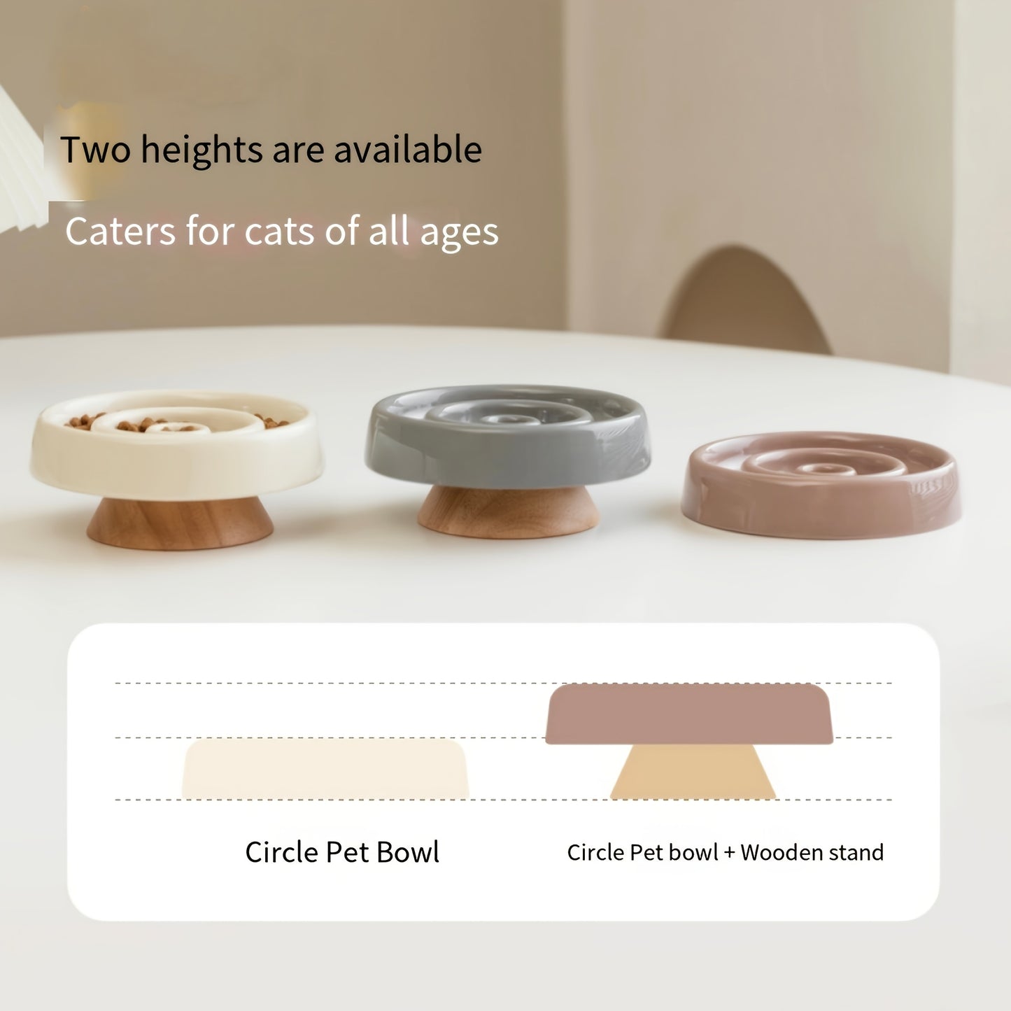 Ceramic Slow Feeder Bowl for Dogs & Cats — Anti-Gulp Maze
