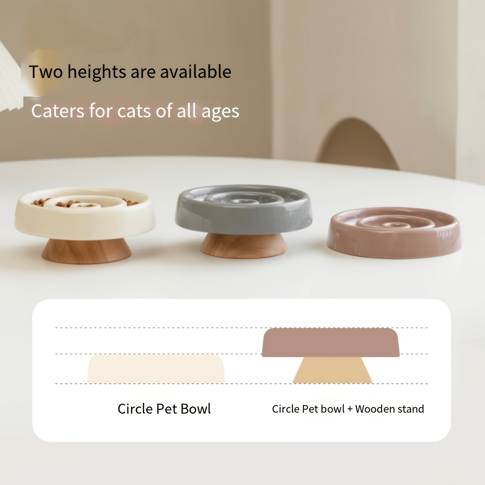 Ceramic Slow Feeder Bowl for Dogs & Cats — Anti-Gulp Maze