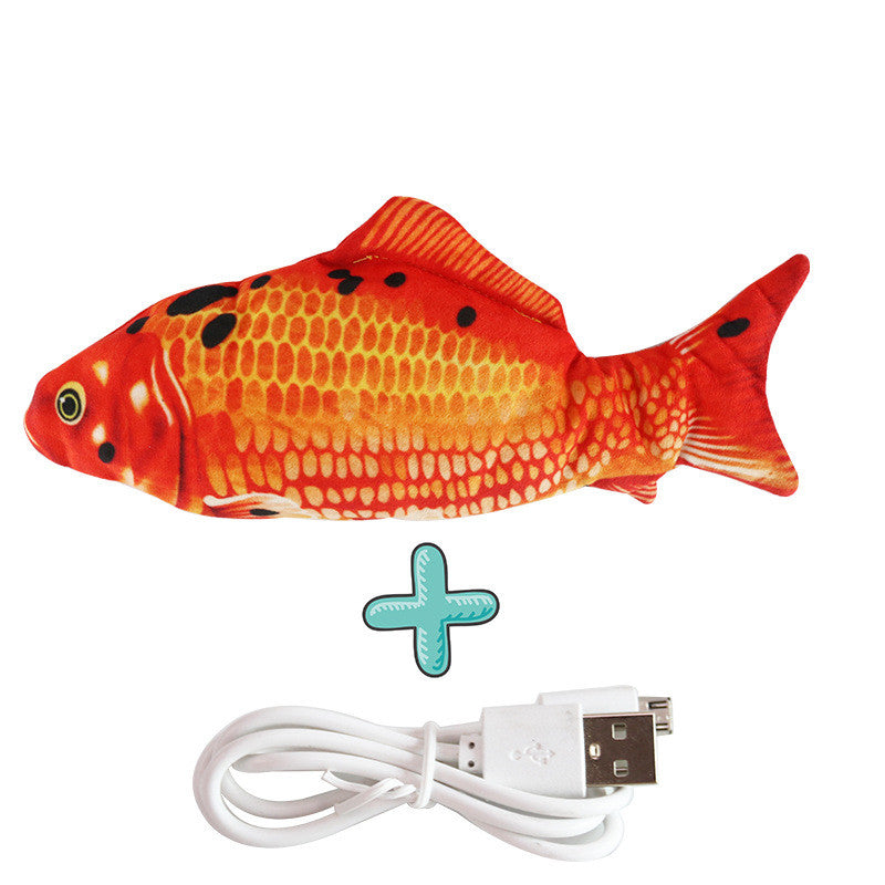 Plush Fish Cat Toy — Interactive Kicker for Bored Cats