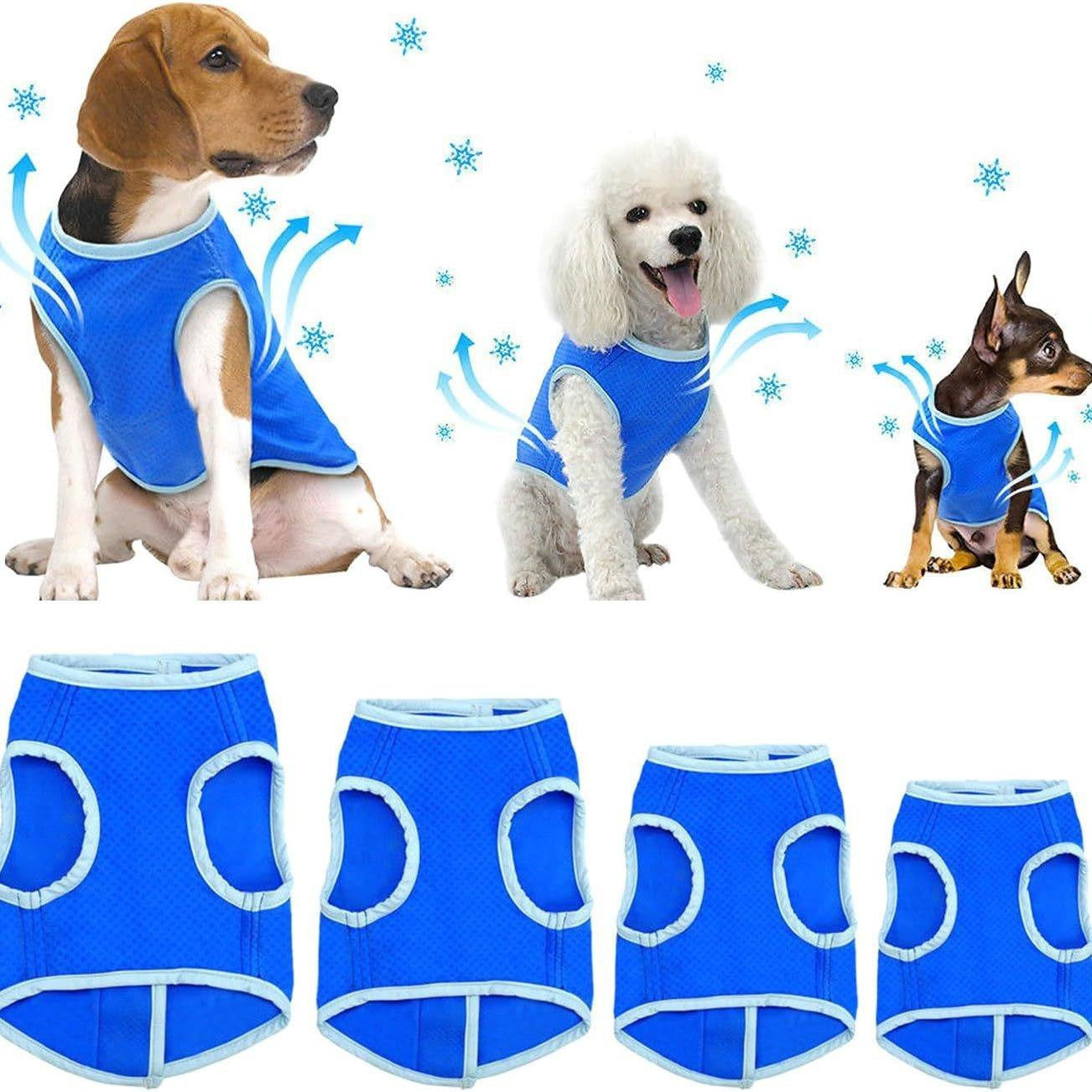 Cooling Dog Vest — Sweat-Absorbing Summer Shirt for Dogs
