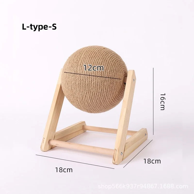 Size guide of Sisal Spin Cat Scratcher Ball