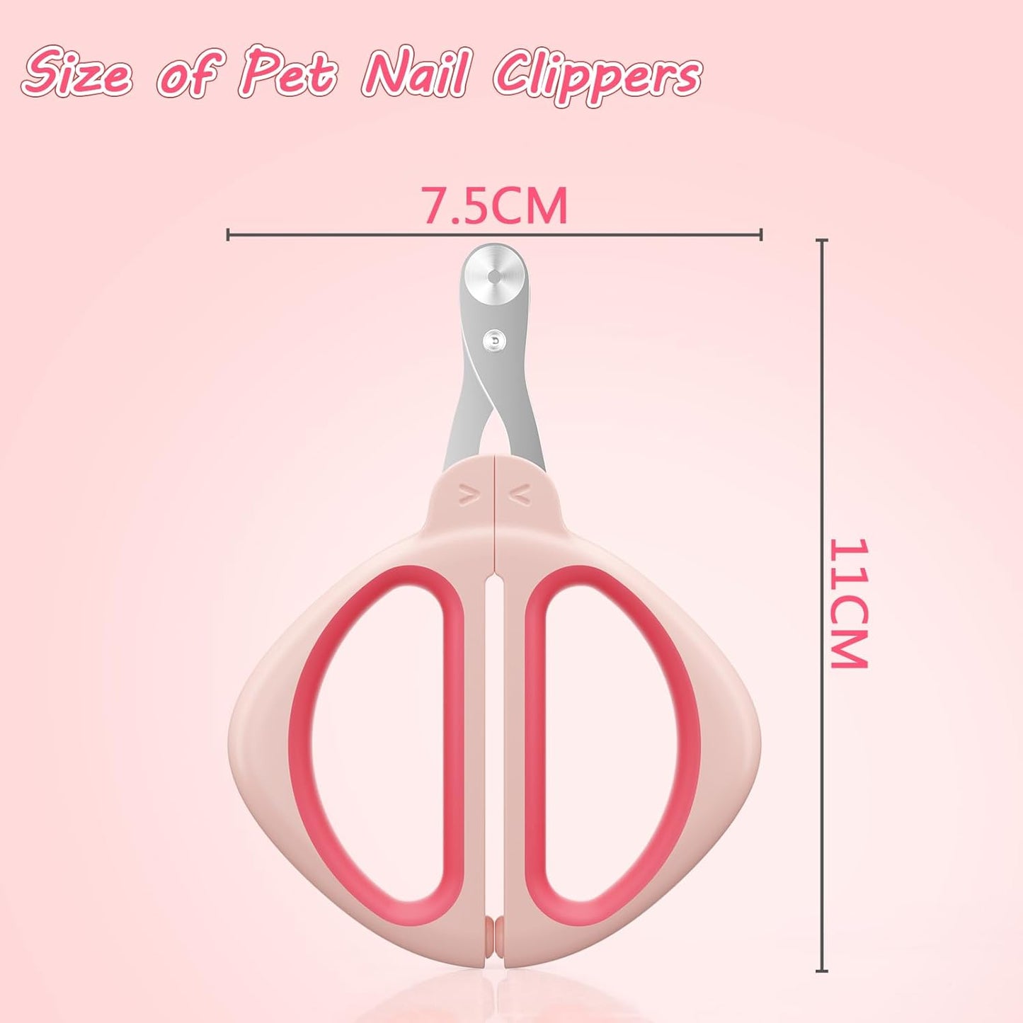 Cat Nail Clipper with Safety Positioning Hole — No-Quick Trimmer