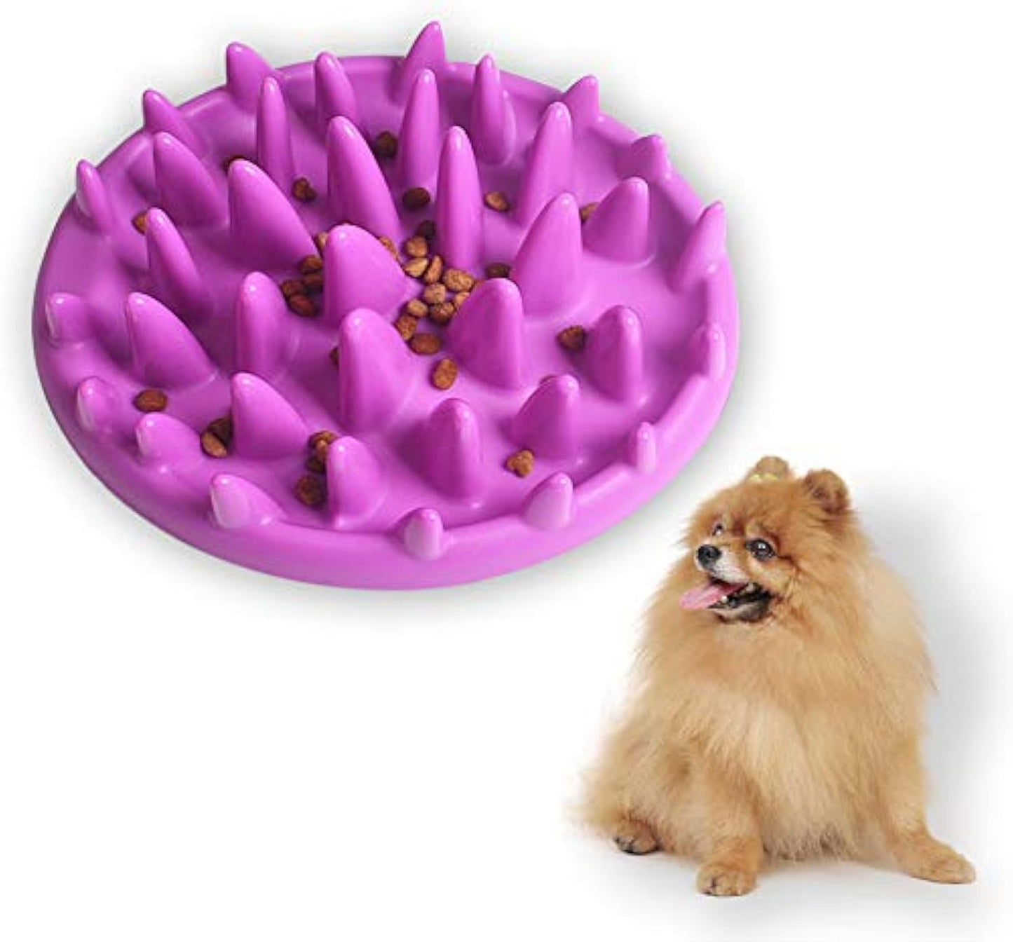 Slow Feeder Bowl for Cats & Dogs — Jungle Puzzle Maze
