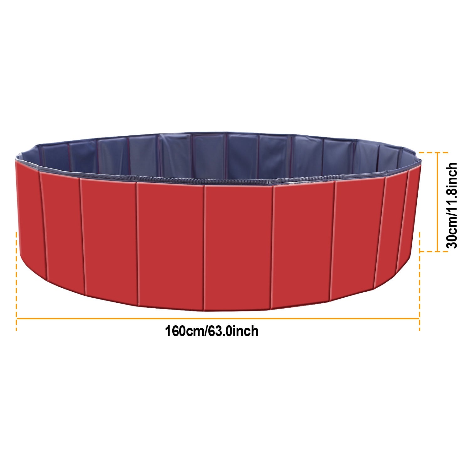 Foldable Dog Swimming Pool — Cooling Bath & Splash Tub for Pets