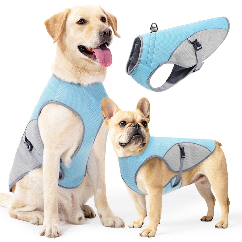 Dog Cooling Vest — Reflective Summer Jacket for Hot Walks