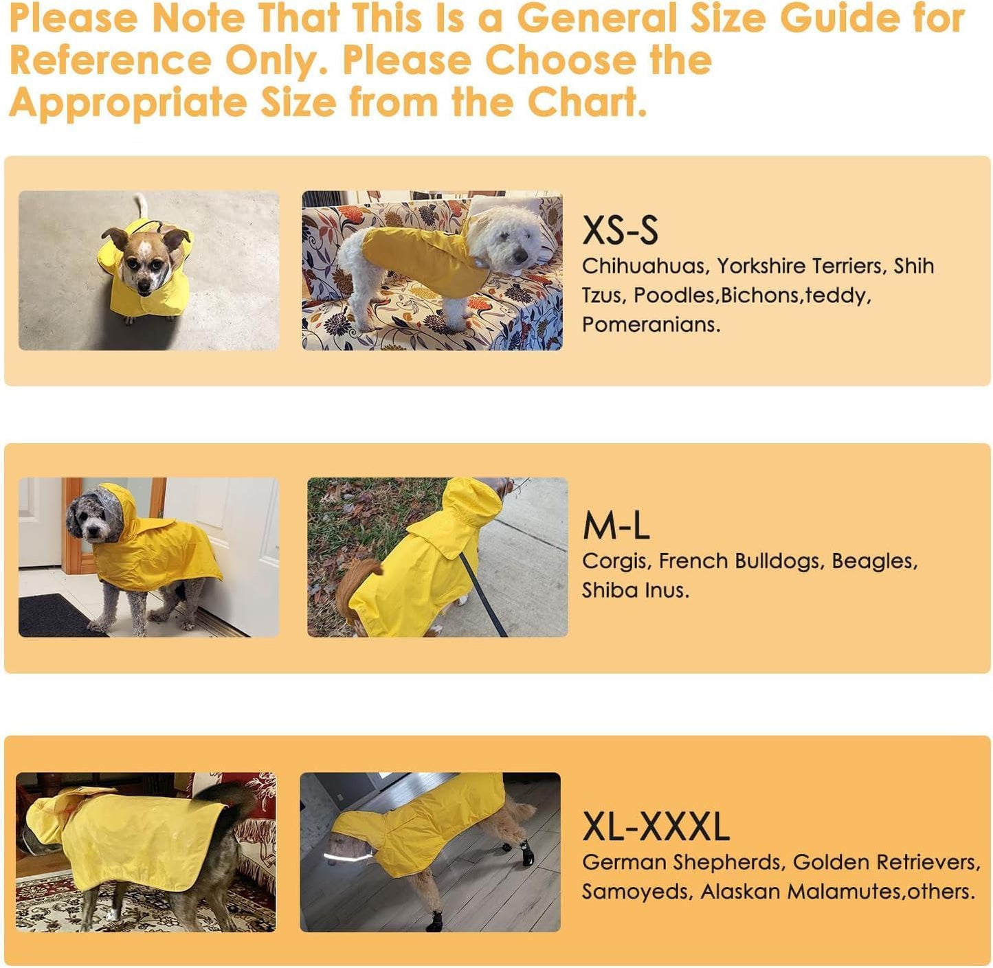 Hooded Dog Raincoat with Clear Visor Cap for Small Dogs