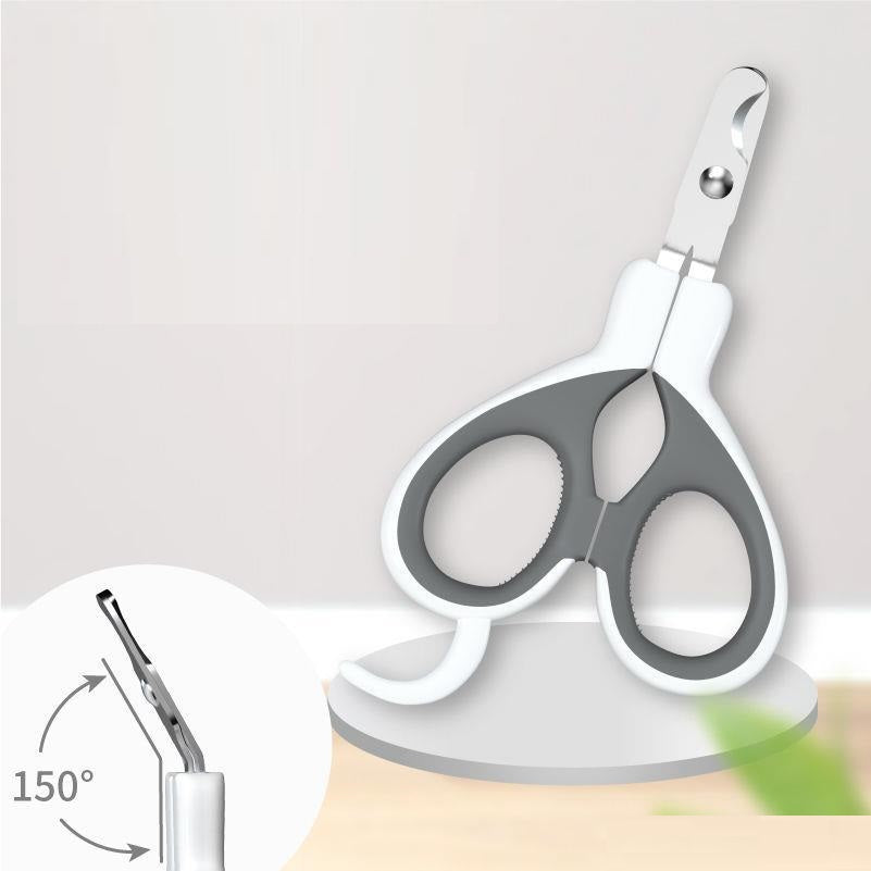 Cat Nail Clippers with Angled Blade & Safety Guard