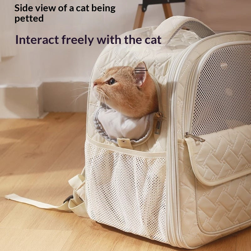 Space Capsule Cat Carrier Backpack — Breathable & Lightweight