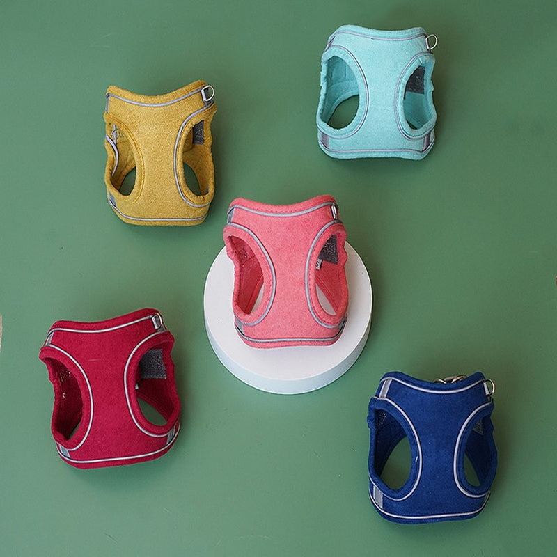 Cat Harness and Leash Set — Escape-Proof Velvet Vest